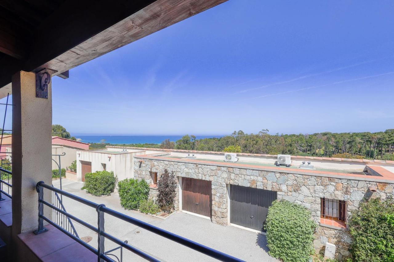 Capra Scorsa - Appt Vue Mer Et Piscine Partagee Belgodère 외부 사진