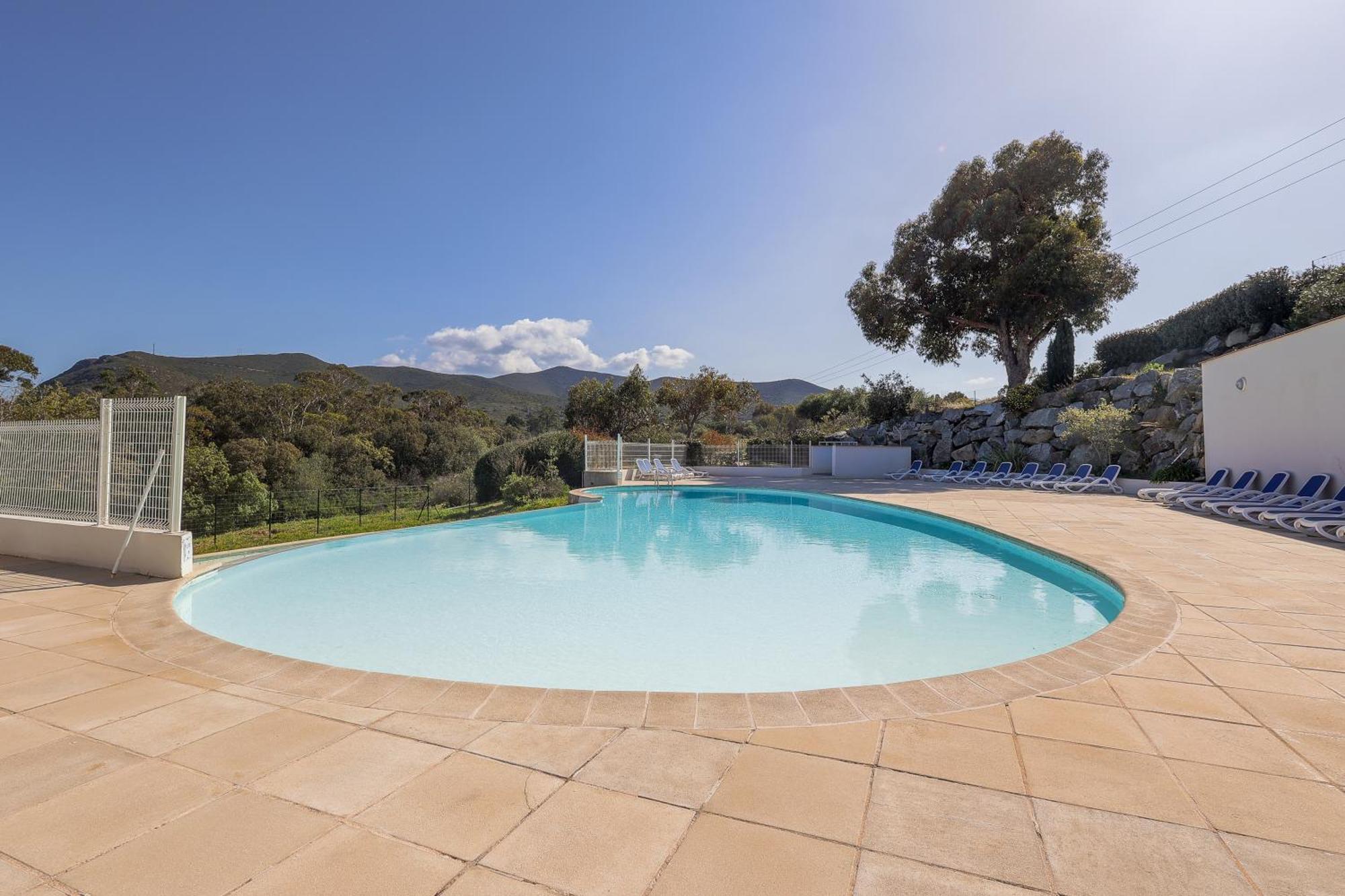 Capra Scorsa - Appt Vue Mer Et Piscine Partagee Belgodère 외부 사진